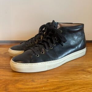 Buttero Tanino Leather High Top Lace-Up Sneakers (Size 12 US | 45 EU)